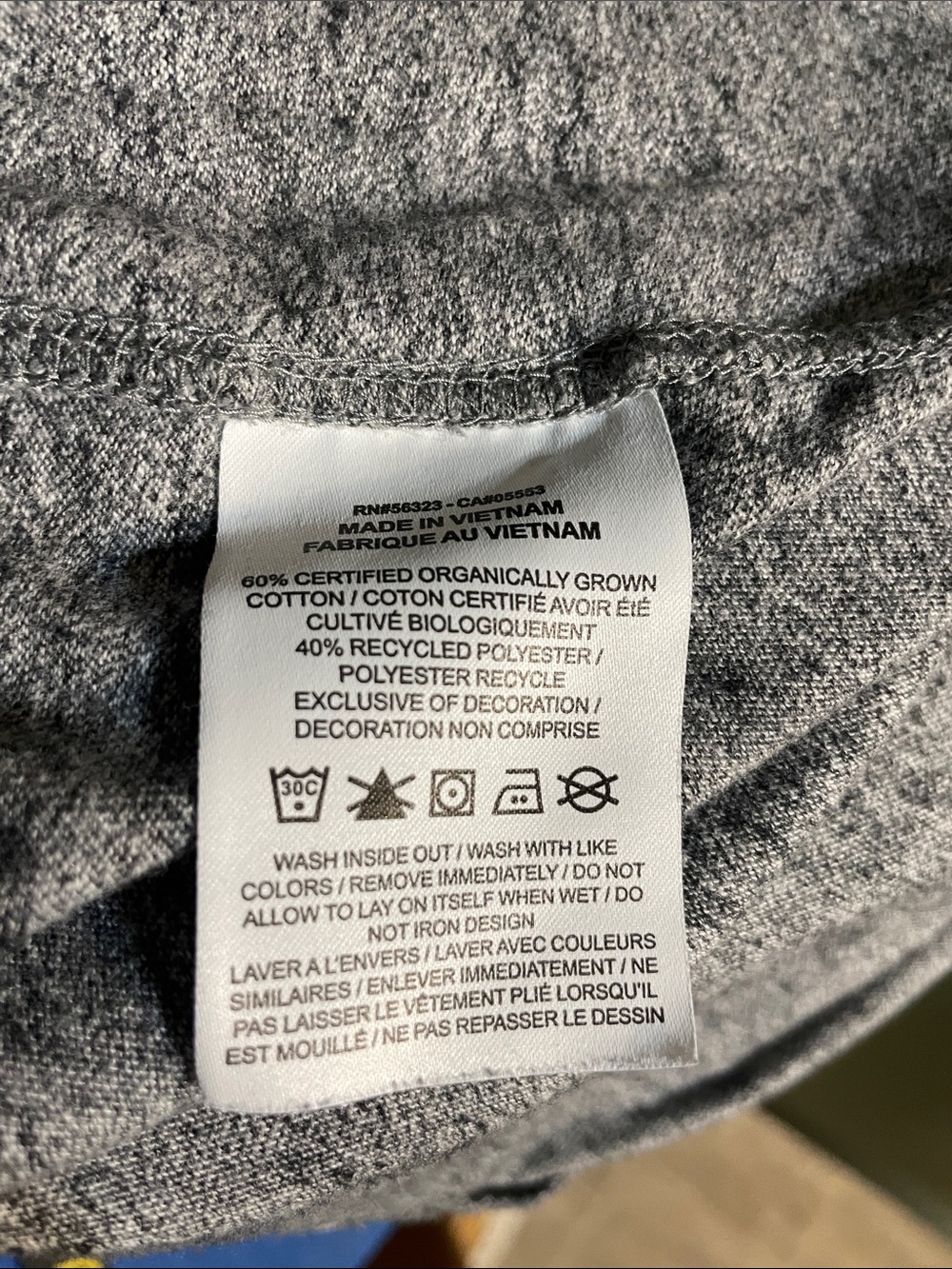 Nike Women's Sportswear Gym Vintage Capri Sweatpants Heathered Gray XXL - Picture 4 of 9